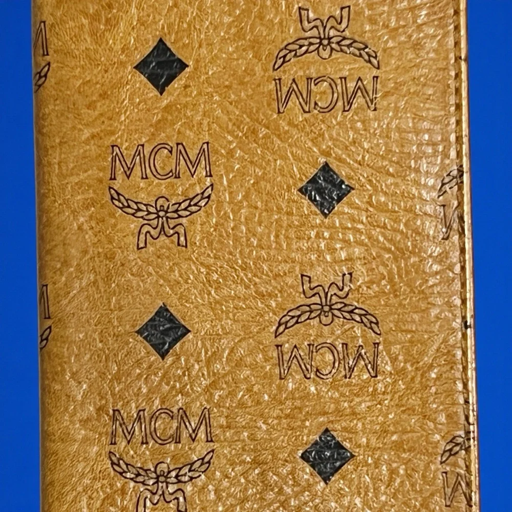 MCM Cognac Visetos Bifold Wallet - Picture 2 of 9